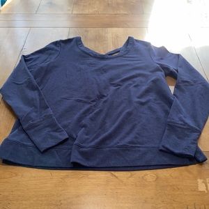 Navy Blue long sleeve top